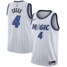 Men's Orlando Magic #4 Jalen Suggs White 2025 Association Edition Stitched Basketball Jersey