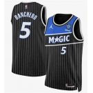 Men's Orlando Magic #5 Paolo Banchero Black 2025 New Generation of Magic Stitched Basketball Jersey
