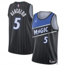 Men's Orlando Magic #5 Paolo Banchero Black 2025 Statement Edition Stitched Basketball Jersey