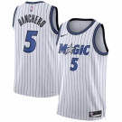 Men's Orlando Magic #5 Paolo Banchero White 2025 Association Edition Stitched Basketball Jersey