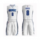 Men's Orlando Magic #8 Terrence Ross Swingman White Basketball Suit Jersey - Association Edition