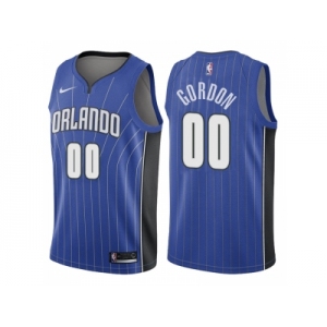Nike NBA Orlando Magic #00 Aaron Gordon Jersey 2017-18 New Season Road Blue Swingman Jersey