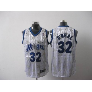 nba orlando magic #32 o'neal white 星星