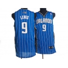 nba orlando magic #9 lewis blue