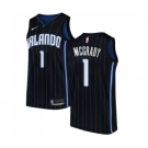 Women's Nike Orlando Magic #1 Tracy Mcgrady Swingman Black Alternate NBA Jersey Statement Edition