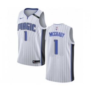Women's Nike Orlando Magic #1 Tracy Mcgrady Swingman NBA Jersey - Association Edition