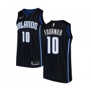 Women's Nike Orlando Magic #10 Evan Fournier Swingman Black Alternate NBA Jersey Statement Edition