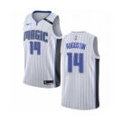 Women's Nike Orlando Magic #14 D.J. Augustin Authentic NBA Jersey - Association Edition