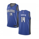 Women's Nike Orlando Magic #14 D.J. Augustin Swingman Royal Blue Road NBA Jersey - Icon Edition
