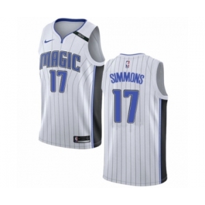 Women's Nike Orlando Magic #17 Jonathon Simmons Swingman NBA Jersey - Association Edition