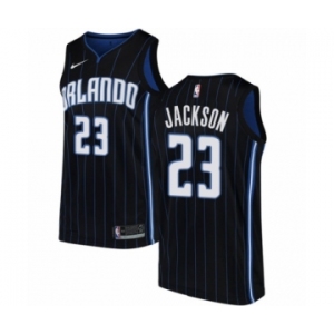 Women's Nike Orlando Magic #23 Justin Jackson Authentic Black NBA Jersey Statement Edition