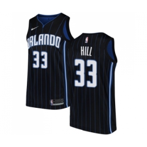 Women's Nike Orlando Magic #33 Grant Hill Swingman Black Alternate NBA Jersey Statement Edition