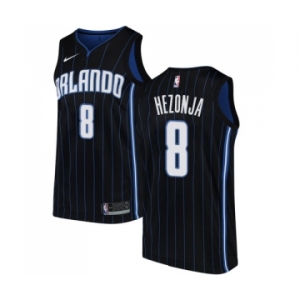 Women's Nike Orlando Magic #8 Mario Hezonja Authentic Black Alternate NBA Jersey Statement Edition