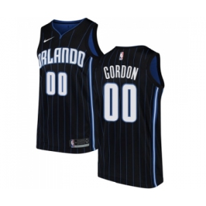 Youth Nike Orlando Magic #00 Aaron Gordon Swingman Black Alternate NBA Jersey Statement Edition