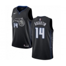 Youth Nike Orlando Magic #14 D.J. Augustin Swingman Black NBA Jersey - City Edition