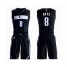 Youth Orlando Magic #8 Terrence Ross Swingman Black Basketball Suit Jersey Statement Edition