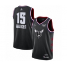 Women's Jordan Charlotte Hornets #15 Kemba Walker Swingman Black 2019 All-Star Game Basketball Jersey