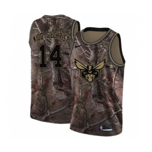 Women's Nike Charlotte Hornets #14 Michael Kidd-Gilchrist Swingman Camo Realtree Collection NBA Jersey