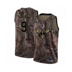Women's Nike Charlotte Hornets #9 Tony Parker Swingman Camo Realtree Collection NBA Jersey