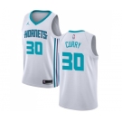 Women's Nike Jordan Charlotte Hornets #30 Dell Curry Swingman White NBA Jersey - Association Edition