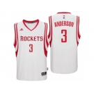 Houston Rockets #3 Ryan Anderson 2016 Home White New Swingman Jersey