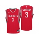 Houston Rockets #3 Ryan Anderson 2016 Road Red New Swingman Jersey