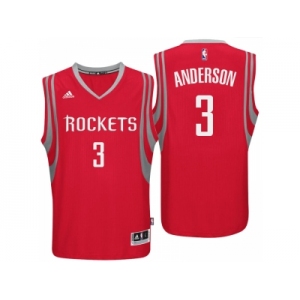 Houston Rockets #3 Ryan Anderson 2016 Road Red New Swingman Jersey