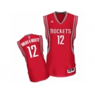 Men Adidas Houston Rockets #12 Luc Mbah a Moute Swingman Red Road NBA Jersey