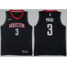 Men Houston Rockets #3 Chris Paul Black NBA Swingman Jersey