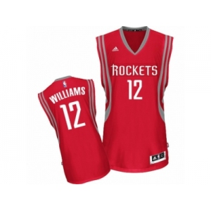 Men's Adidas Houston Rockets #12 Louis Williams Swingman Red Road NBA Jersey