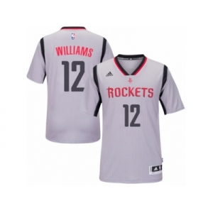 Men's Adidas Houston Rockets #3 Chris Paul Swingman Grey Alternate NBA Jersey