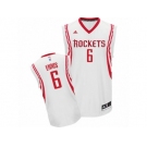 Men's Adidas Houston Rockets #6 Tyler Ennis Swingman White Home NBA Jersey