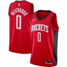 Men's Houston Rockets #0 Russell Westbrook Nike Red 2020-21 Swingman Jersey