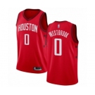 Men's Houston Rockets #0 Russell Westbrook Red Swingman Jersey - Earned Edition