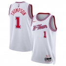 Men's Houston Rockets #1 Amen Thompson White 2025-26 City Edition Stitched Jersey