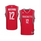 Men's Houston Rockets #12 Lou Williams adidas Red Swingman climacool Jersey