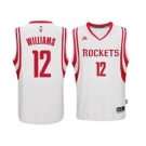 Men's Houston Rockets #12 Lou Williams adidas White Swingman climacool Jersey