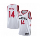 Men's Houston Rockets #14 Gerald Green Authentic White Basketball Jersey - 2019-20 City Edition