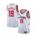 Men's Houston Rockets #19 Tyson Chandler Swingman White Basketball Jersey - 2019-20 City Edition