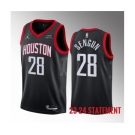 Men's Houston Rockets #28 Alperen Sengun Black 2023 Statement Edition Stitched Basketball Jersey