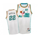 Men's Mitchell and Ness Houston Rockets #22 Clyde Drexler Swingman White 1996 All Star Throwback NBA Jersey