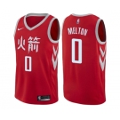 Men's Nike Houston Rockets #0 De'Anthony Melton Authentic Red NBA Jersey - City Edition