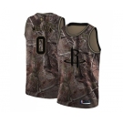 Men's Nike Houston Rockets #0 De'Anthony Melton Swingman Camo Realtree Collection NBA Jersey