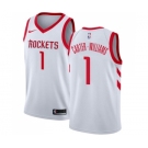 Men's Nike Houston Rockets #1 Michael Carter-Williams Authentic White NBA Jersey - Association Edition