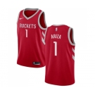 Men's Nike Houston Rockets #1 Trevor Ariza Swingman Red Road NBA Jersey - Icon Edition