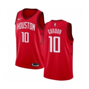 Men's Nike Houston Rockets #10 Eric Gordon Red Swingman Jersey - Earned Edition