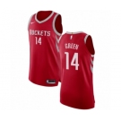 Men's Nike Houston Rockets #14 Gerald Green Authentic Red NBA Jersey - Icon Edition