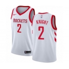 Men's Nike Houston Rockets #2 Brandon Knight Authentic White NBA Jersey - Association Edition