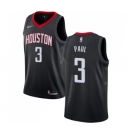 Men's Nike Houston Rockets #3 Chris Paul Swingman Black Alternate NBA Jersey Statement Edition