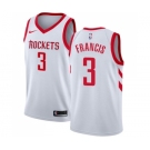 Men's Nike Houston Rockets #3 Steve Francis Swingman White Home NBA Jersey - Association Edition